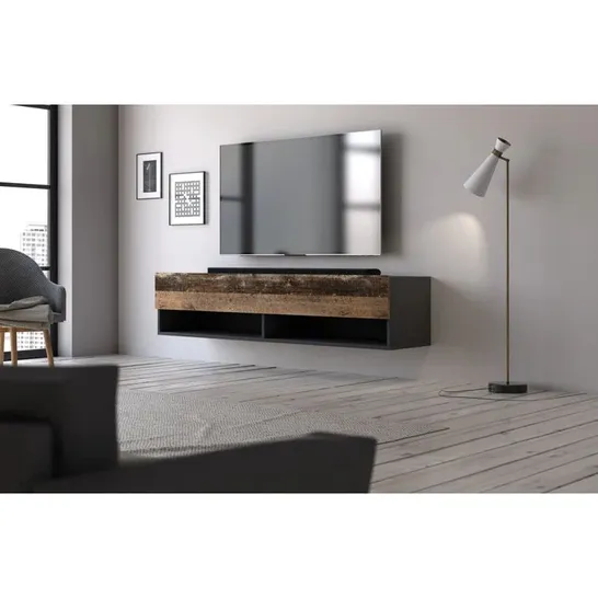 BOXED MAHASINGH FLOATING TV STAND // SIZE UNSPECIFIED (1 BOX)