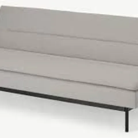 BRAND NEW BOXED MADE.COM STEFAN CLICK CLACK SOFA BED, OSLO GREY WEAVE (1 BOX)