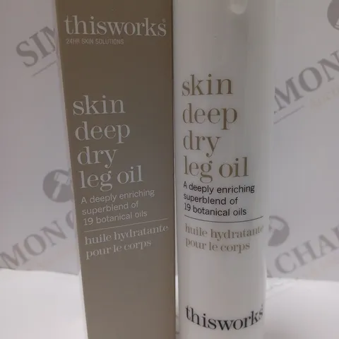 THIS WORKS SKIN DEEP DRY LEG OIL 120ML