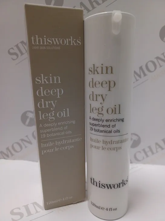 THIS WORKS SKIN DEEP DRY LEG OIL 120ML