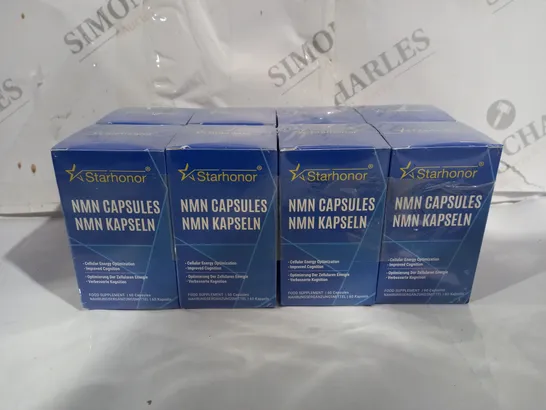 STARHONOR NMN CAPSULES WITH MAXIMUM STRENGTH 500MG 60 CAPSULES (8 PACK)