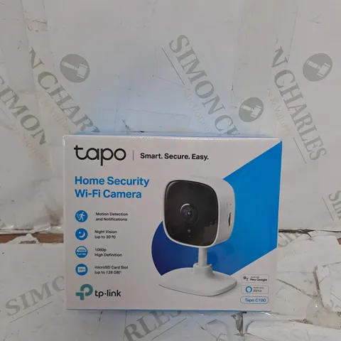 SEALED TP-LINK TAPO C100 SMART 1080P WI-FI INDOOR CAM CCTV 876/5024