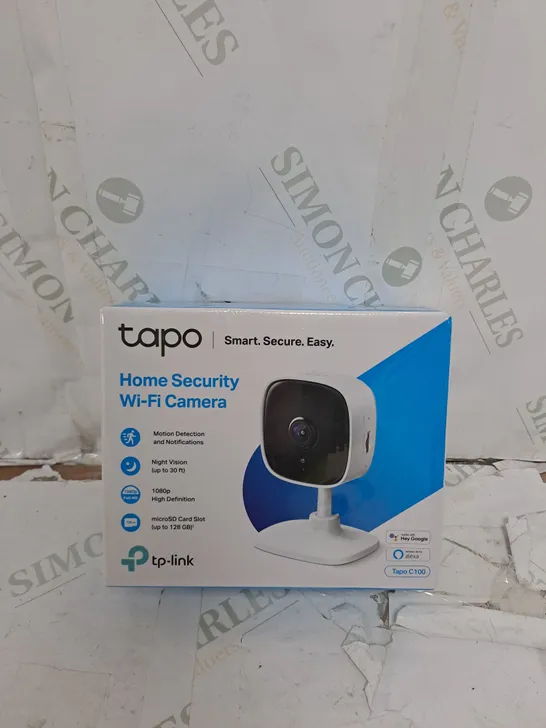 SEALED TP-LINK TAPO C100 SMART 1080P WI-FI INDOOR CAM CCTV 876/5024