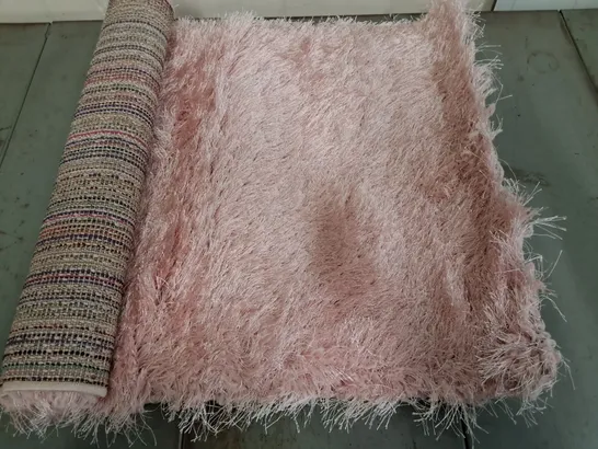 BRAND NEW PACO GLAMOUR RUG IN ROSE - 60X100CM