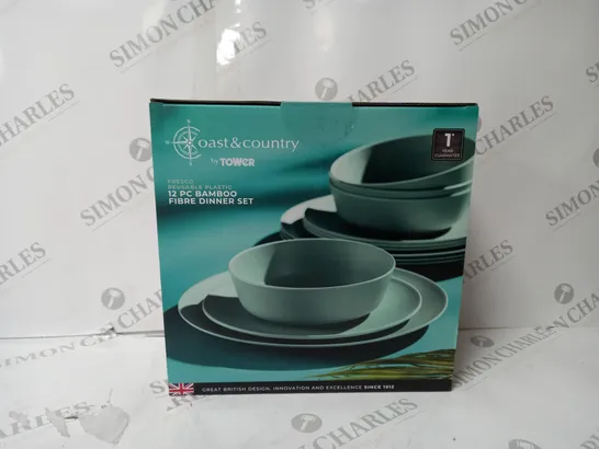 BOXED AND SEALED TOWER FRESCO BAMBOO FIBRE DINNER SET 