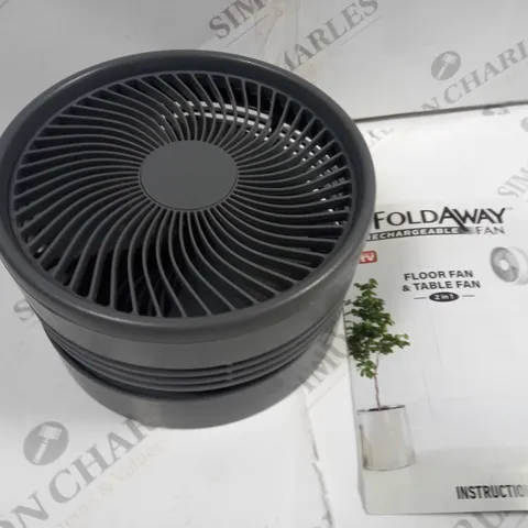 MY FOLDAWAY RECHARGEABLE FAN