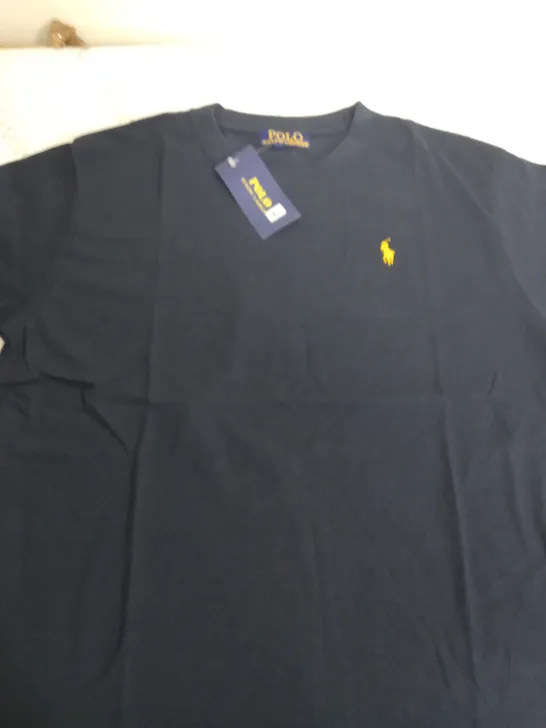 RALPH LAUREN POLO LOGO TSHIRT NAVY BLUE-LARGE