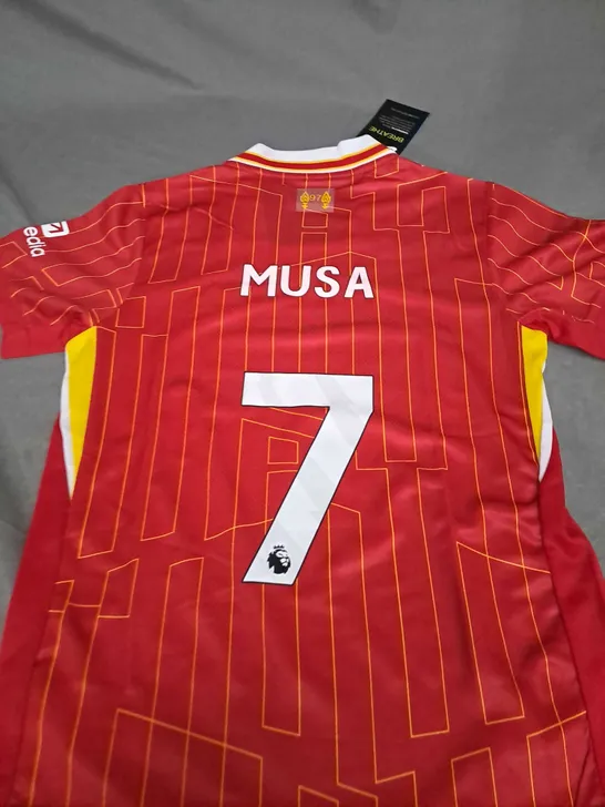 LIVERPOOL FC HOME KIT WITH MUSA 7 SIZE 24