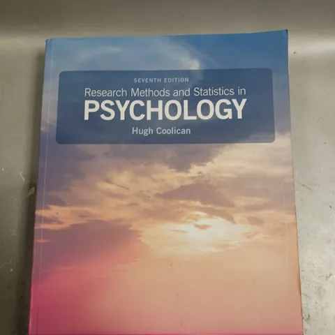 RESEARCH METHODS AND STATISTICS IN PSYCHOLOGY 