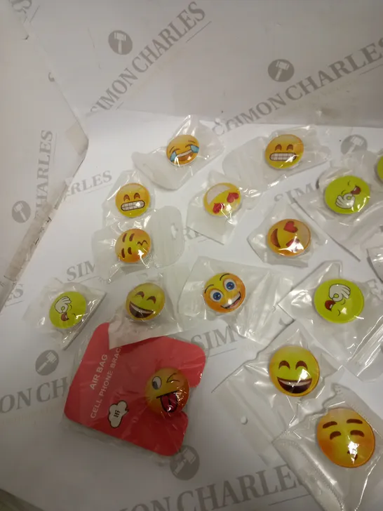 LOT OF APPROX 25 EMOJI POP SOCKETS