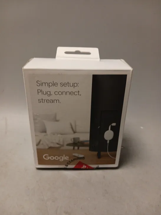 GOOGLE TV CHROMECAST WHITE