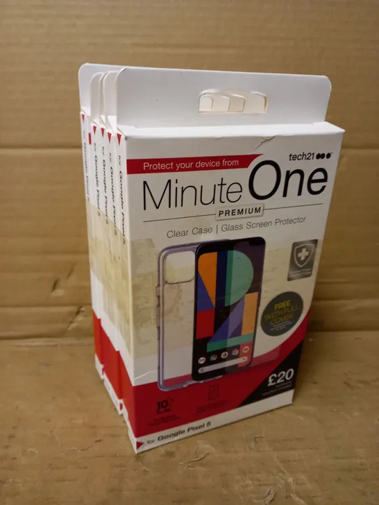 MINUTE ONE PREMIUM PHONE CLEAR CASE - FOR GOOGLE PIXEL 5