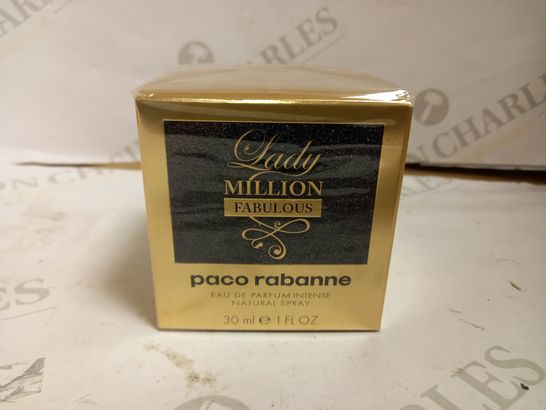 SEALED PACO RABANNE LADY MILLION FABULOUS EDP INTENSE 30ML