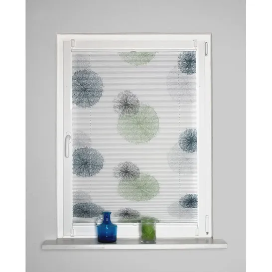 BOXED AYLSHAM SEMI-SHEER PLEATED BLIND SIZE: 210 X 70CM