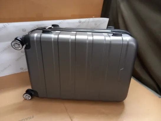 GREY HARD SHELLED LUGGAGE CASE