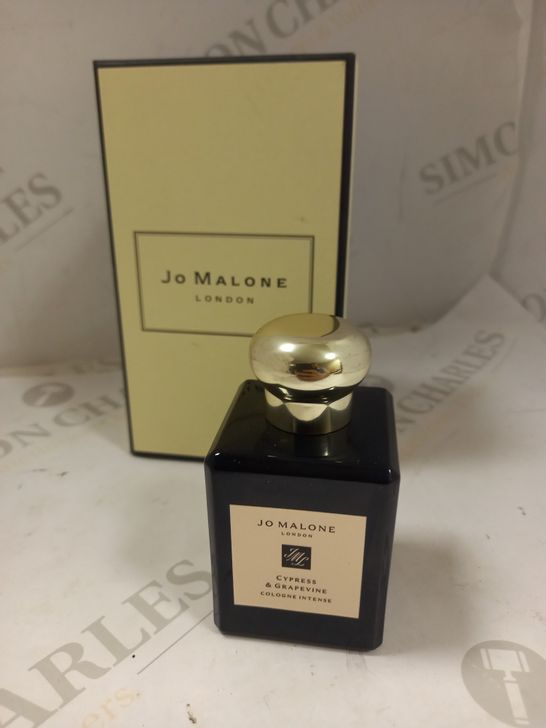 BOXED JO MALONE LONDON CYPRESS AND GRAPEVINE COLOGNE INTENSE 50ML