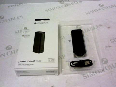BRAND NEW BOXED MOPHIE POWER BOOST MINI 2,600 MAH PORTABLE CHARGER