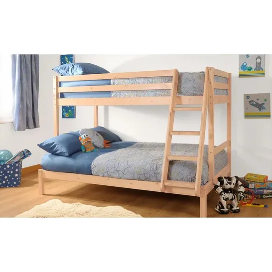 BOXED VESPER STANDARD BUNK BED IN NATURAL (2 BOXES)