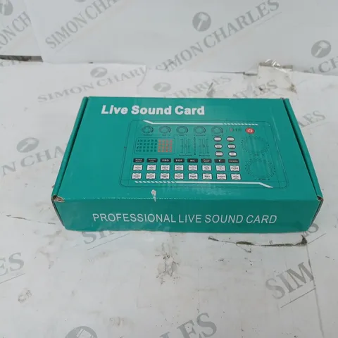 LIVE SOUND CARD BOXED