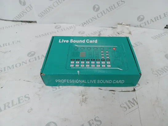 LIVE SOUND CARD BOXED