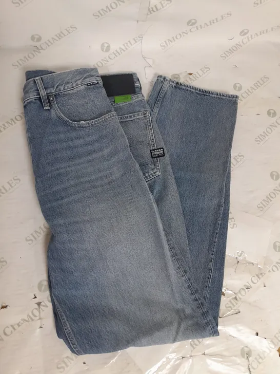 G-STAR TYPE 49 RELAXED FIT STRAIGHT LEG JEAN IN AIR FACE BLUE SIZE 36W XL