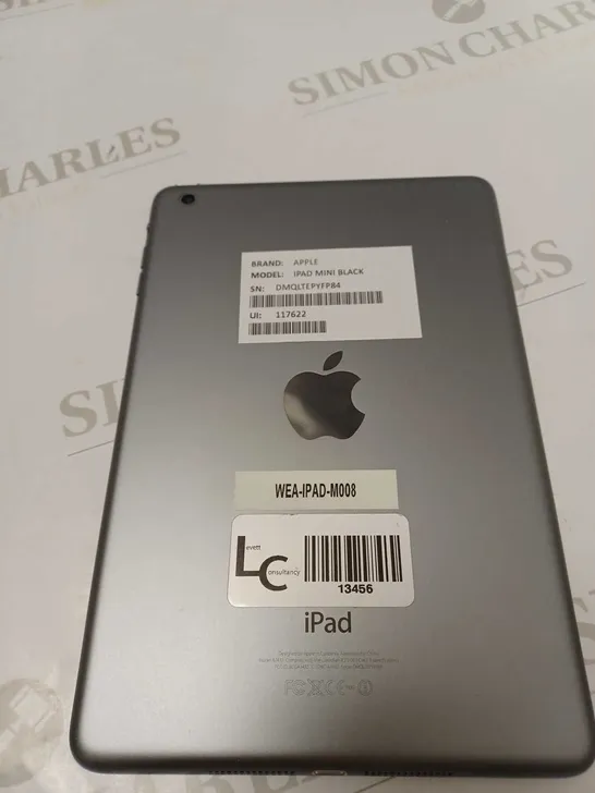 APPLE BLACK IPAD MINI DMQLTEPYFP84