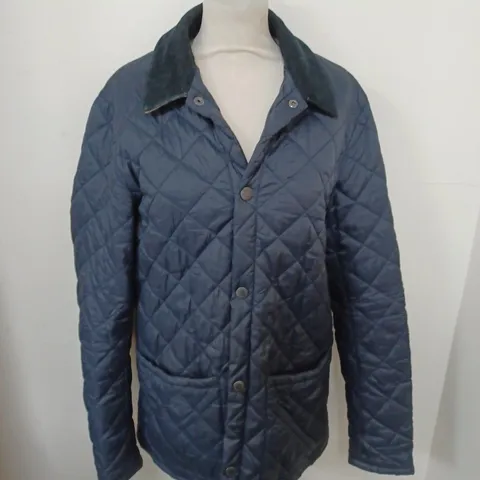 BARBOUR QUILTED BUTTON COAT SIZE M