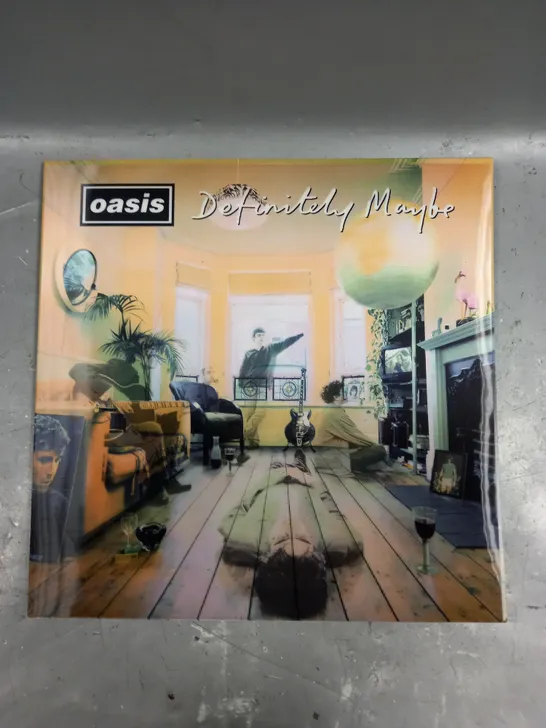 OASIS DEFINITELY MAYBE 30TH ANNIVERSARY LENTICULAR SLEEVE LIMITED EDITION VINYL - 9226/15000