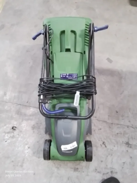 POWERBASE 1400W ELECTRIC ROTARY LAWN MOWER - 34CM