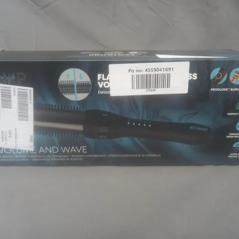 BOXED REVAMP PROGLOSS PERFECT FINISH CERAMIC CURL AND WAVE BRUSH BR-1500-EU