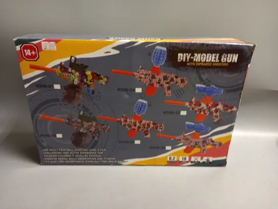 BOXED BATTLE GAMES DIY MODEL GUN WITH INFRA RED SHOOTING