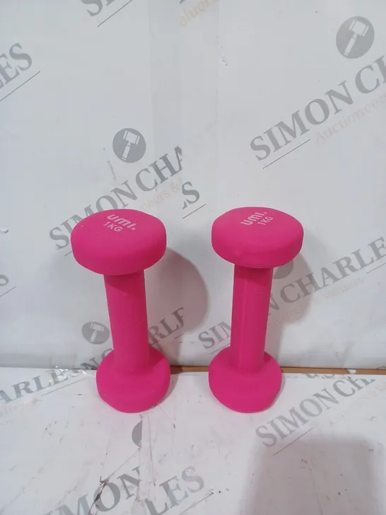 BOXED SET OF 2 1KG WEIGHTS