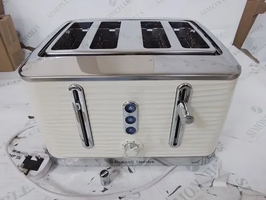 UNBOXED RUSSELL HOBBS INSPIRE CREAM TOASTER 