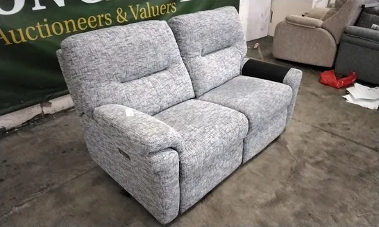 QUALITY BRITISH DESIGNED & MANUFACTURED G PLAN SEATTLE 2.5 SEATER POWER RECLINER SOFA REMCO SLATE FABRIC