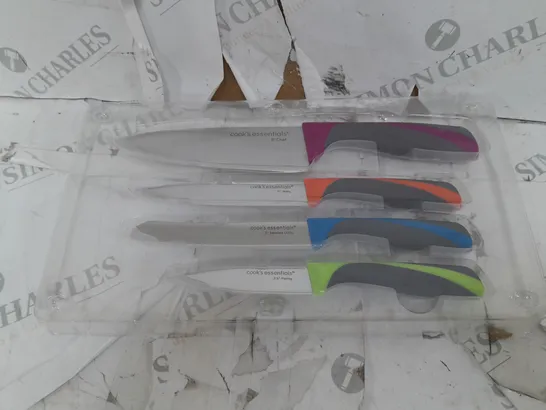 COOKS ESSENTIAL KITXHEN KNIFE SET 