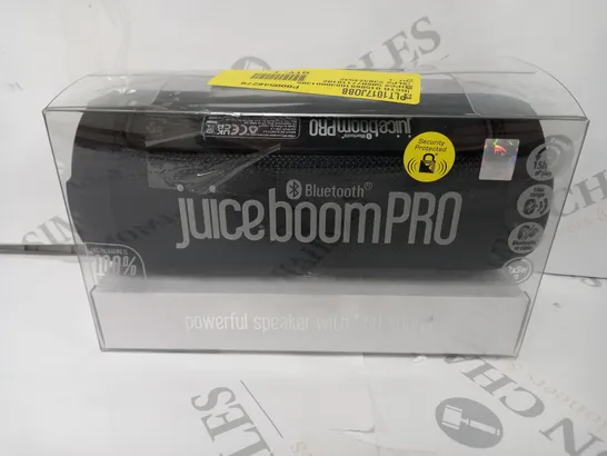 BOXED JUICEBOOMPRO PORTABLE BLUETOOTH SPEAKER 