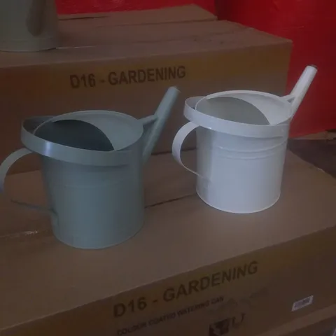 NEW BOXED X6 COLOUR COATED WATERING CAN