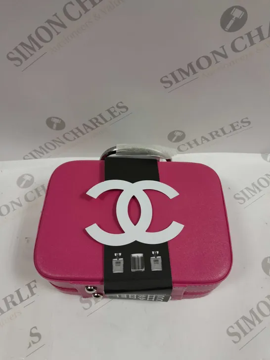 BOXED COCO CHANEL PARIS SET - HOT PINK