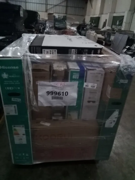 PALLET OF APPROXIMATELY 8 ASSORTED TELEVISIONS TO INCLUDE 