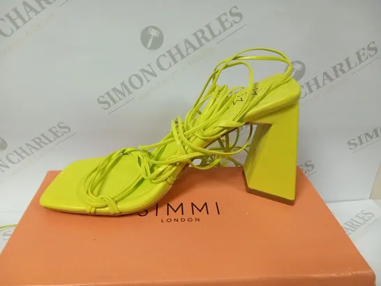 BOXED SIMMI LONDON WIDE FIT PARIS HEELED SANDALS SIZE 4