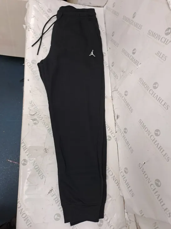 JORDAN TRACK PANTS BLACK - LARGE 