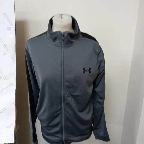 UNDER ARMOUR SET OF 2 FITTED GREY TRACKSUIT SIZE S