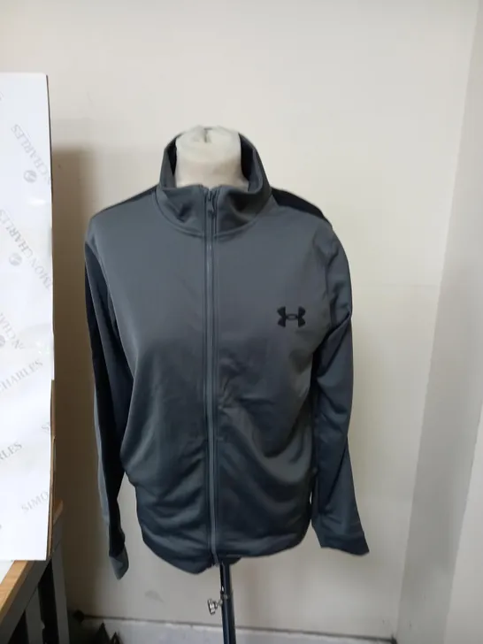 UNDER ARMOUR SET OF 2 FITTED GREY TRACKSUIT SIZE S