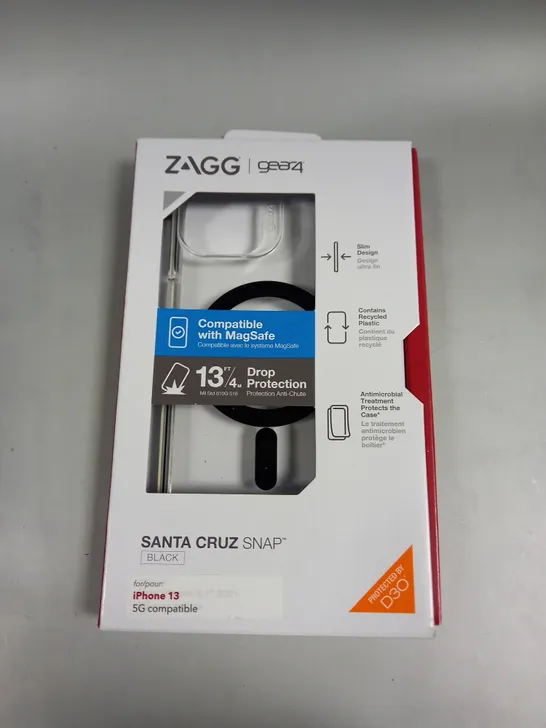 BOXED ZAGG GEAR4 SANTA CRUZ SNAP PROTECTIVE CASE FOR IPHONE 13 