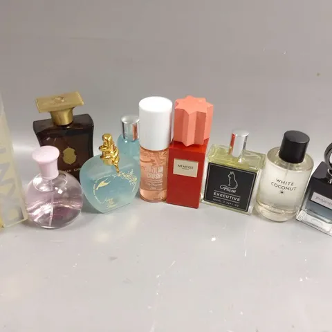 APPROXIMATELY 15 UNBOXED FRAGRANCES TO INCLUDE; YVES SAINT LAURENT, DKNY, MEMOIZE, COPYCAT AND AMORE MIO FOREVER