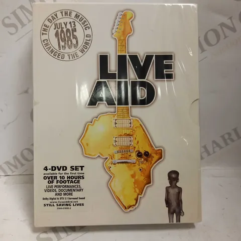 SEALED LIVE AID 4 DVD SET