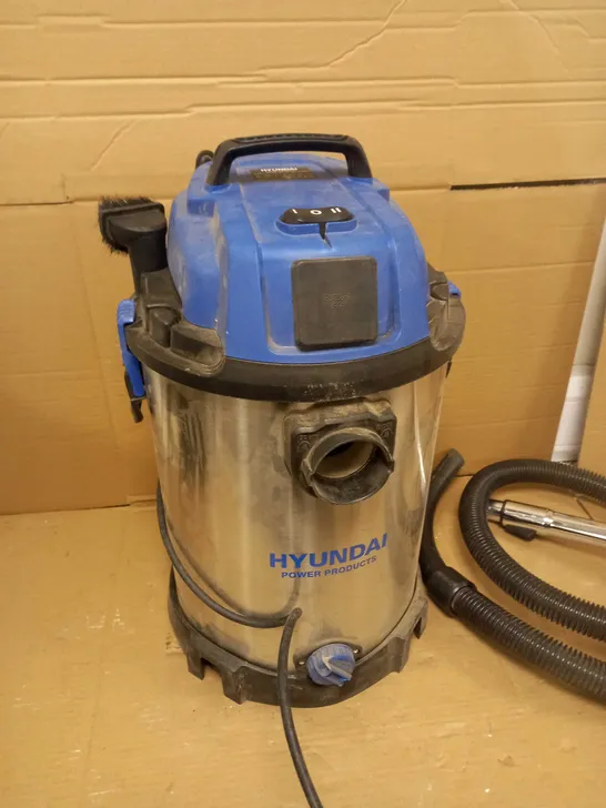 HYUNDAI WET AND DRY VACUUM CLEANER 30L 1400W INDUSTRIAL VACUUM CLEANER