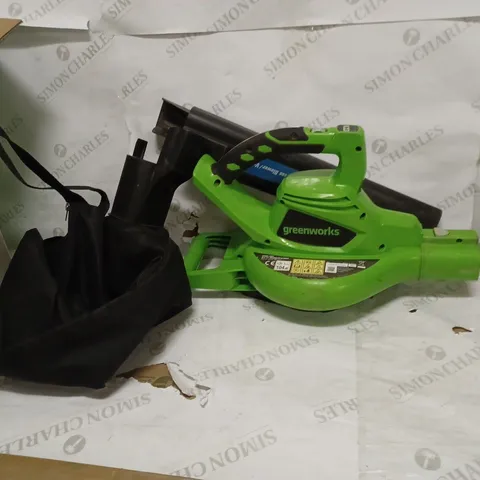 GREENWORKS 40V BATTERY POWERED BLOWER/VACUUM 