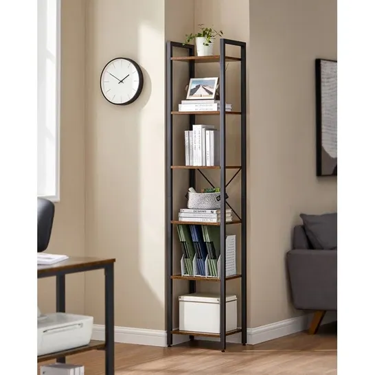 BOXED LAKESHA ETAGERE BOOKCASE