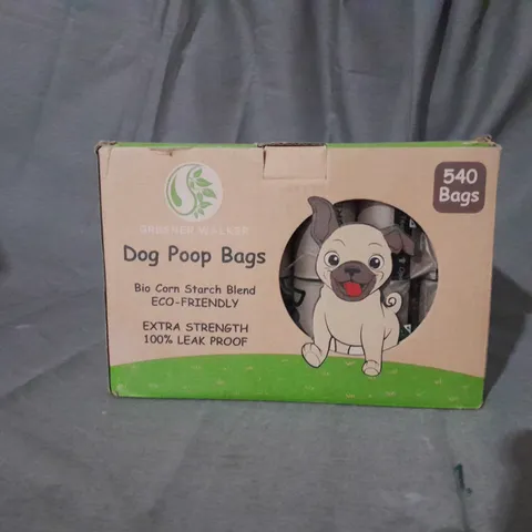 BOXED GREENER WALKER DOG POOP BAGS 540 COUNT 